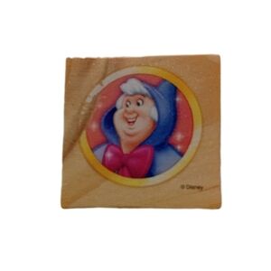 Disney Fairy Godmother Block Stamper with Pink and Blue